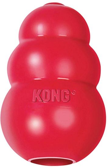KONG Classic granát pro psy, červený