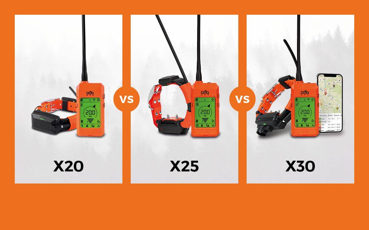 Srovnání GPS obojků DOG GPS X20, X25 a X30: Který je nejlepší pro vašeho psa?