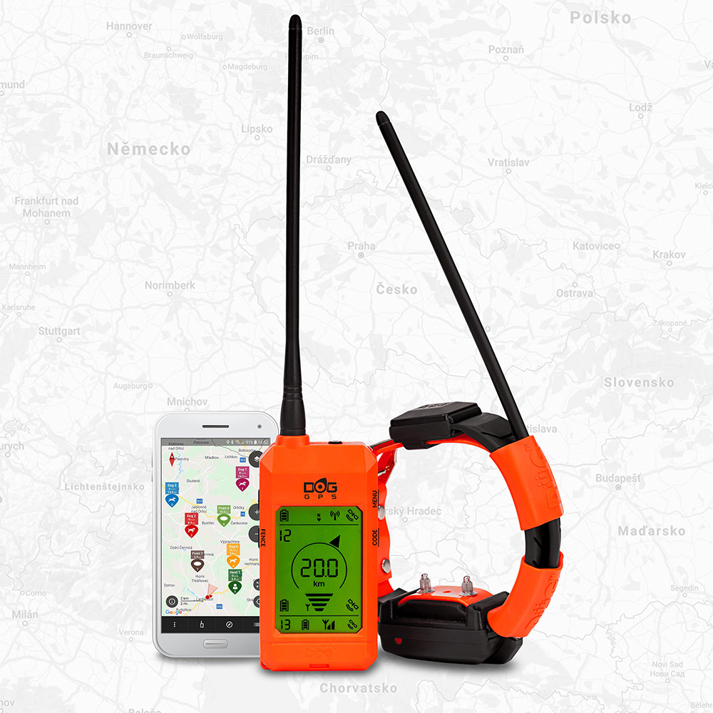 GPS a výcvikový elektronický obojek v jednom = DOG GPS X30T