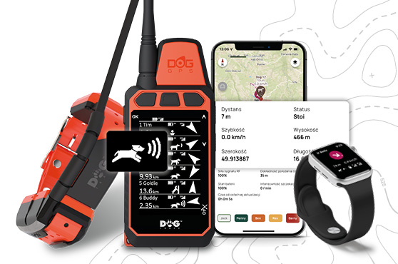 GPS obroża dla psa DOG GPS X40B z lokalizatorem dźwiękowym