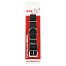 Black plastic collar for dogs, with eye, width 20, 25 mm