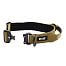 K9 tactical collar for dogs with handle, khaki, sized. S - XL