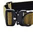 K9 tactical collar for dogs with handle, khaki, sized. S - XL