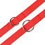 Přepínací vodítko pro psa PVC, 2 m, černé / červené