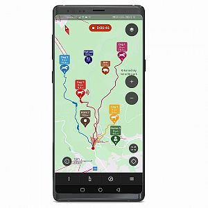 Aplikace DOG GPS - funkce nahrávání trasy