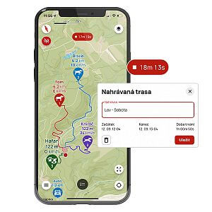 Funkcie a vlastnosti aplikácie Dogtrace GPS