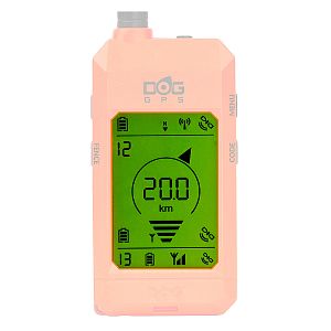 Velký podsvícený LCD displej ručního zařízení DOG GPS X30