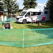 Mobilný plot, ohradník pre psa, dĺžka 20 m, výška 80 cm