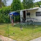 Mobilní plot pro psa FIX s brankou, délka 15 m, výška 90 cm