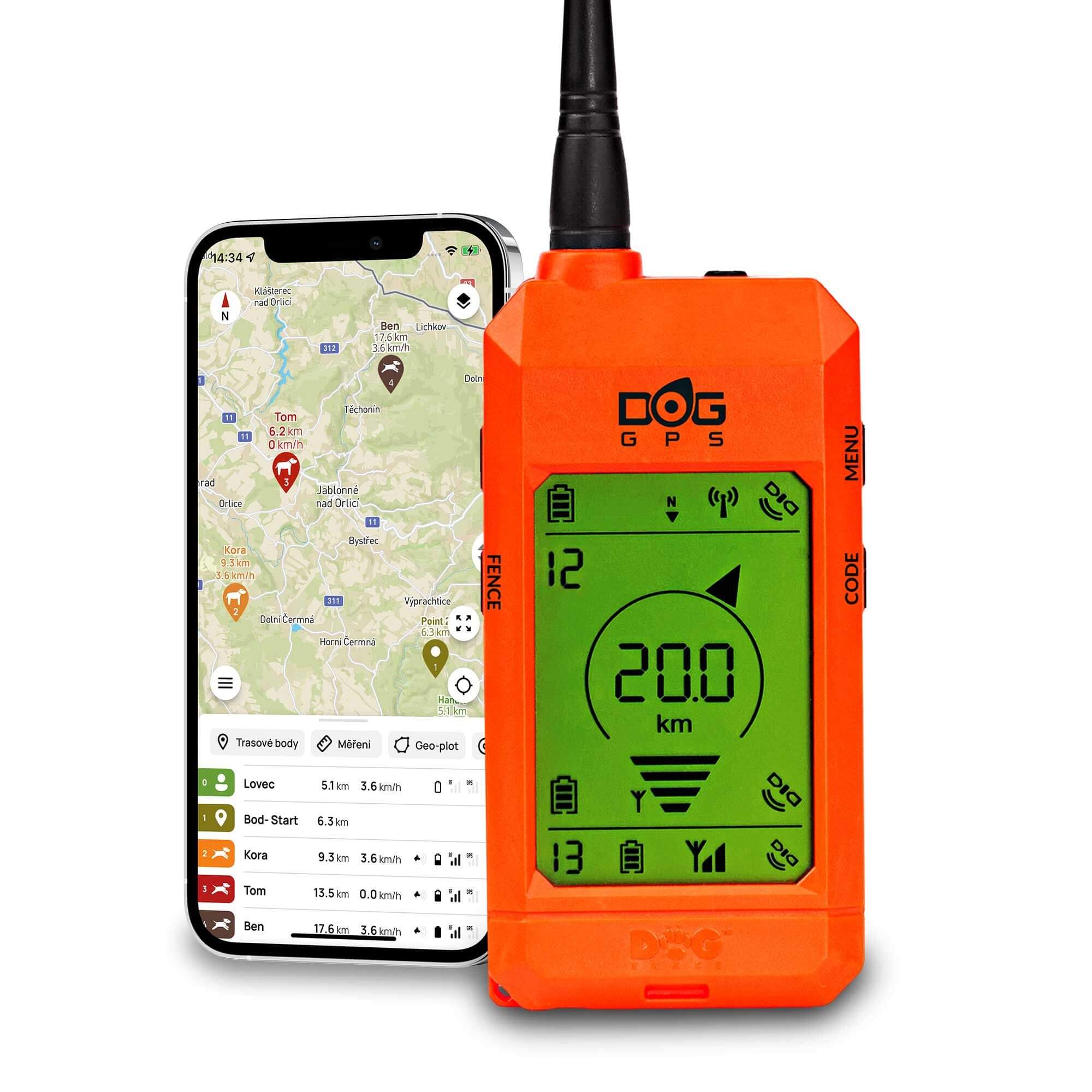 Přijímač - ruční zařízení pro DOG GPS X30