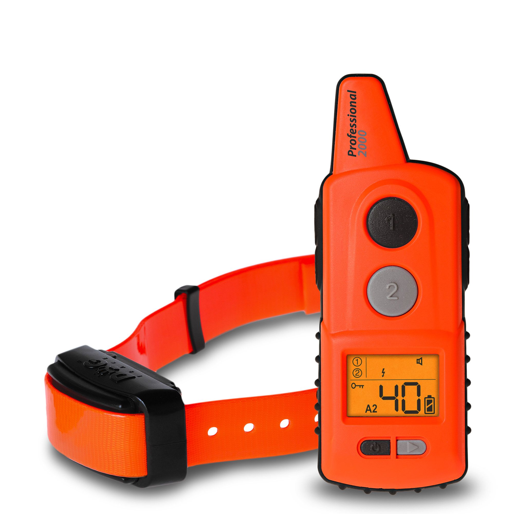 Elektronický výcvikový obojek d-control professional 2000 - Oranžová