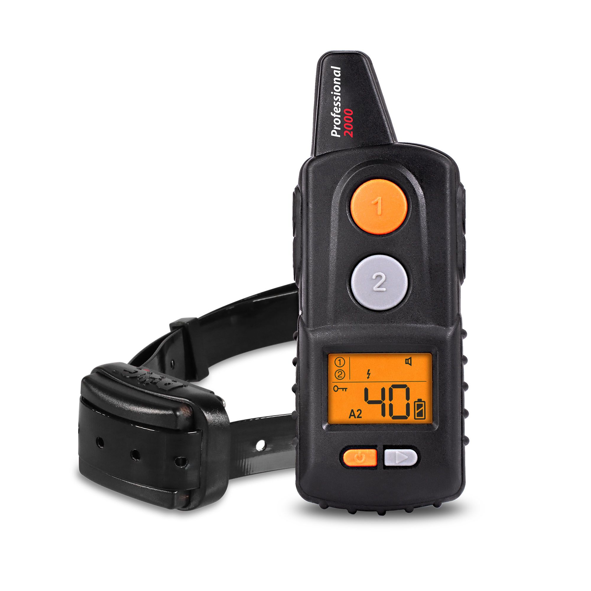 Elektronický výcvikový obojek d-control professional 2000 mini - Černá