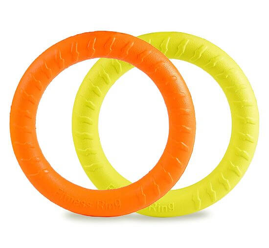 Interaktywny ring do rzucania dla psów, pomarańczowy, 28 cm