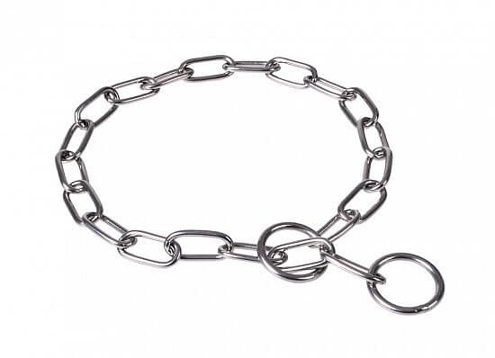 Sťahovací obojok, oválne očká, nerez