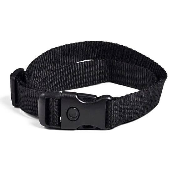 Tkana obroża dla psa w kolorze czarne