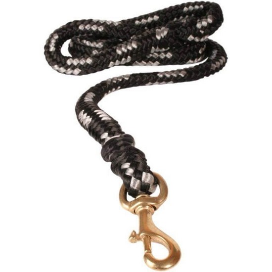 Wydrążona lina smyczy, mosiężna klamra