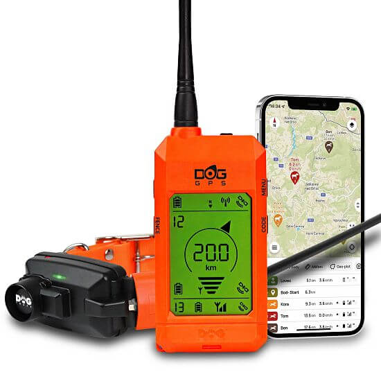 Vyhledávací zařízení se zvukovým lokátorem DOG GPS X30B