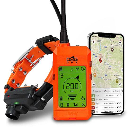 Vyhledávací a výcvikové zařízení se zvukovým lokátorem DOG GPS X30TB