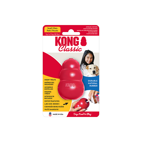 KONG Classic pro psy, červený