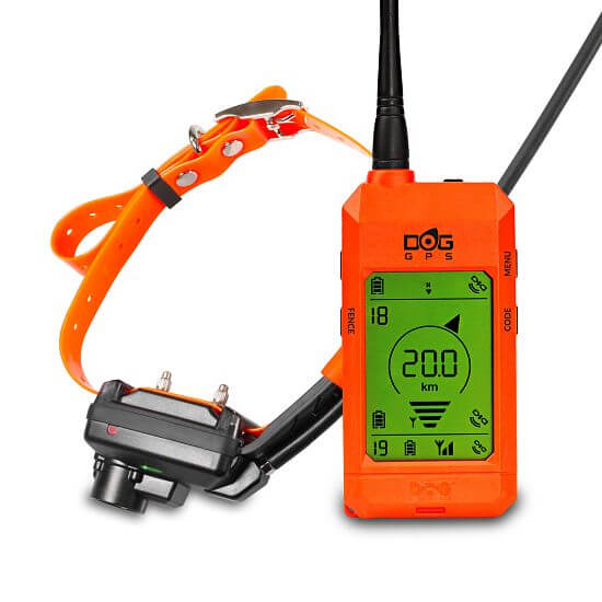 Tracking system with beeper collar and training module DOG GPS X25TB Short