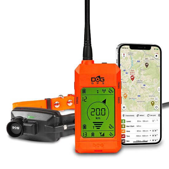 Lokalizator GPS dla małych psów DOG GPS X30B Short z lokalizatorem dźwiękowym