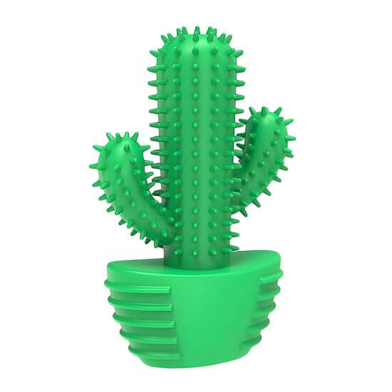 Žuvací kaktus pre psov, 17,5 cm, zelený