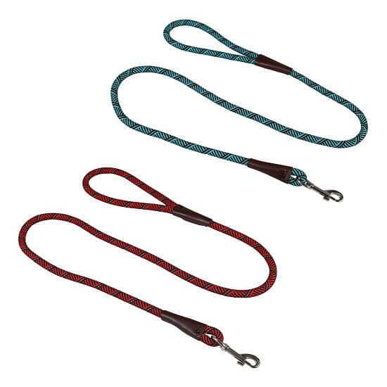 Vodítko pro psy lanové, reflexní pruh, 1,2 m, šířka 10 mm