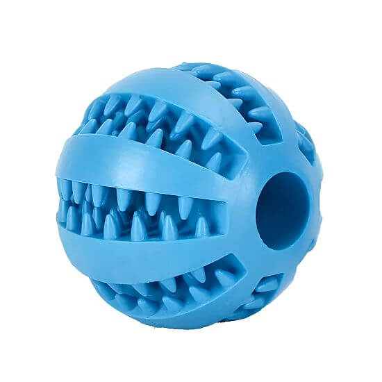 Dentystyczna piłka dla psa niebieska, 3 rozmiary