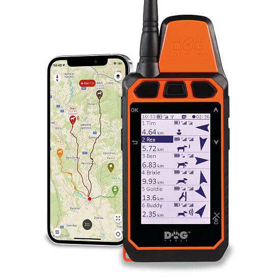 Receiver - handheld device for DOG GPS X40