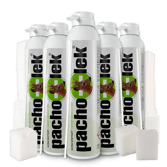 Ogrodzenie zapachowe do ratowania sarnek, 6 szt. koncentratów + 460 nośników