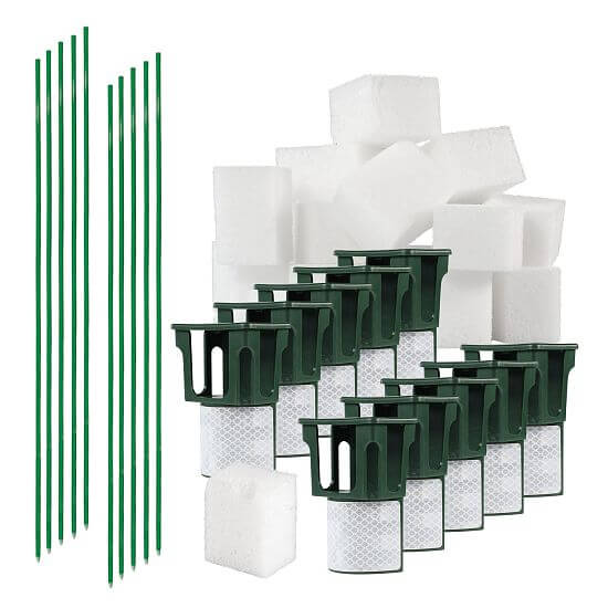 Inštalačná súprava pre pachový ohradník – ochrana pred zrážkami vozidiel so zverou