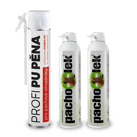 Pachový ohradník a PU pěna - pro ochranu srnčat před senosečí až 6 km