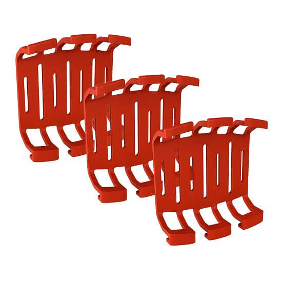 Red clips for tracker DOG GPS ultra - 3 pcs