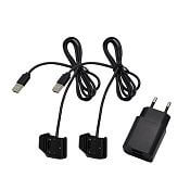 Duálny napájací adaptér s káblami USB a klipmi DOG GPS