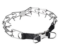 Obojok s ostňami, kovová spona, 60 cm, nerez