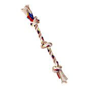 Farebné bavlnené preťahovadlo pre psov, 3 uzly