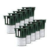 Zestaw PROFI adapterów do nośnika ogrodzenia zapachowego, z taśmą odblaskową, 10 szt.