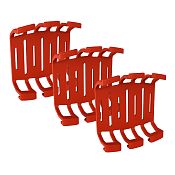 Red clips for tracker DOG GPS ultra - 3 pcs