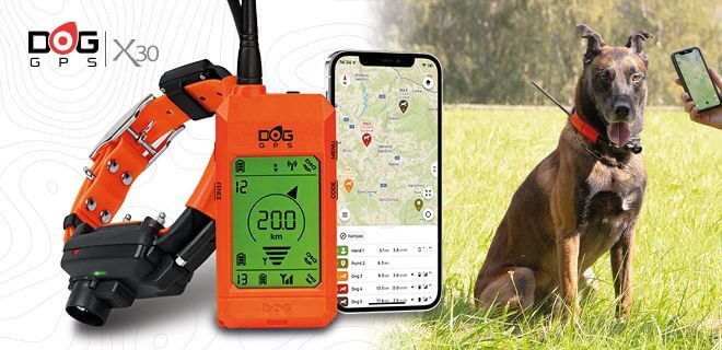 Funkcie a vlastnosti zariadení na sledovanie psov série DOG GPS X30