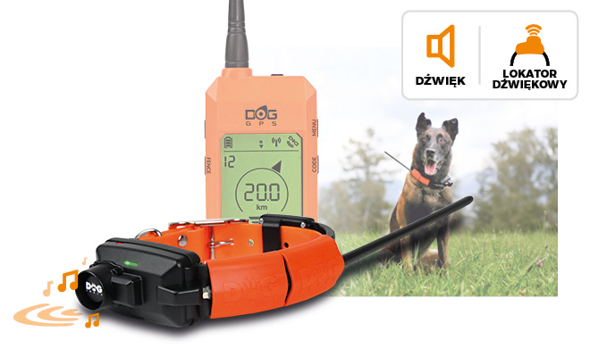 Urządzenie wyszukujące z lokalizatorem dźwiękowym - DOG GPS X30B