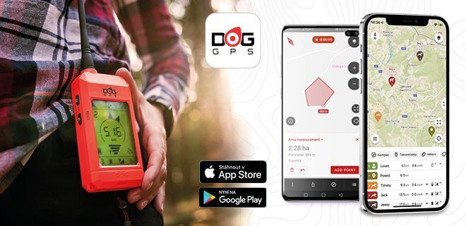 Funkcie a vlastnosti aplikácie Dogtrace GPS