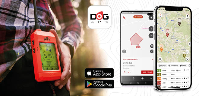 Funkcje i cechy aplikacji Dogtrace GPS